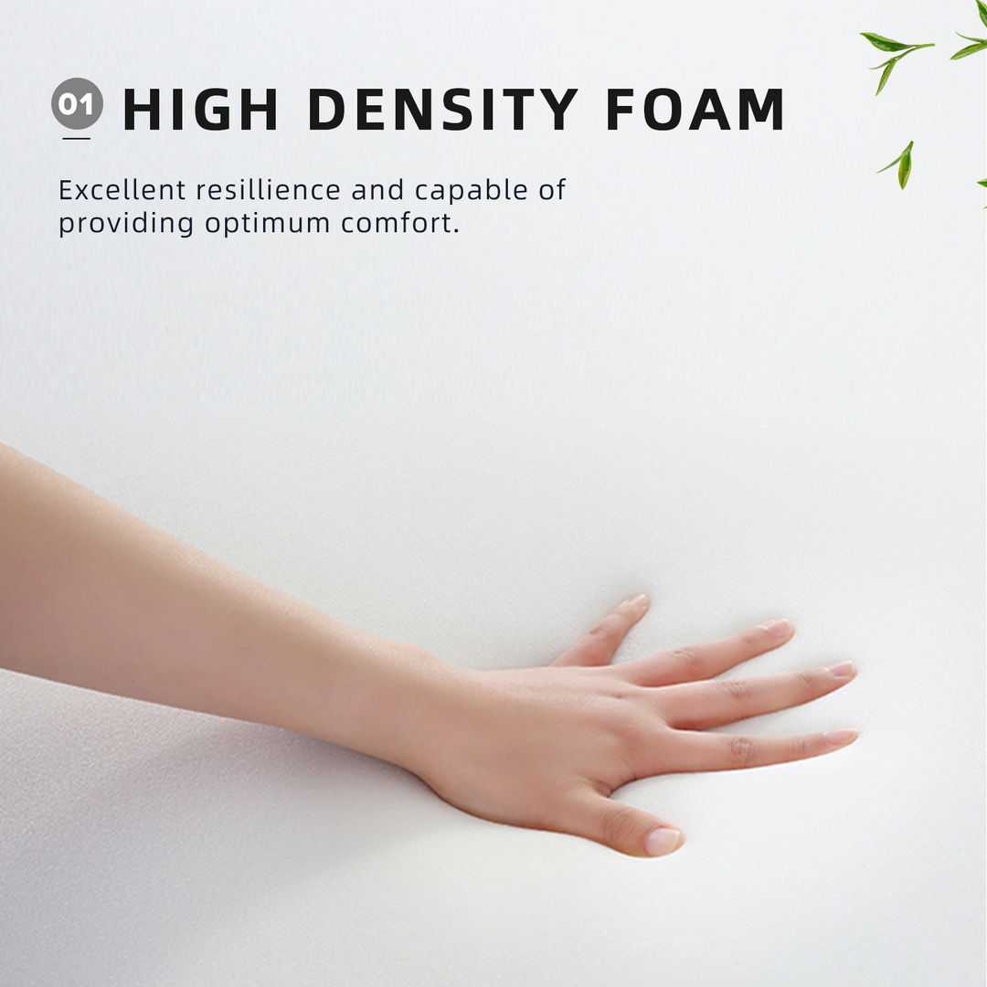 Homez Single Mattress 4 Inch Student High Density Rebond Foam Mattress - Single Size Tilam 5 inch