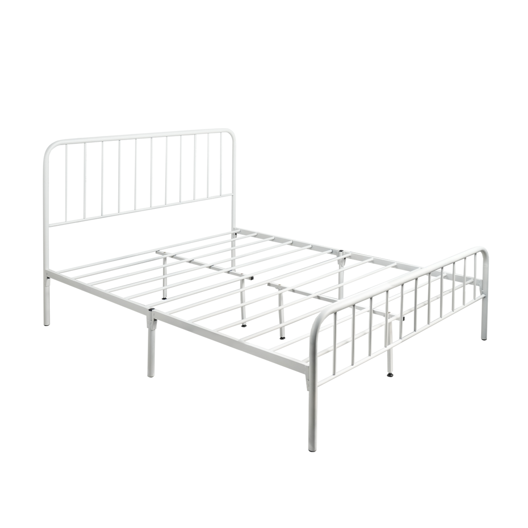 Homez 6.3FT 3V Powder Coated Metal Queen Size Bed Frame-FYDB-0025