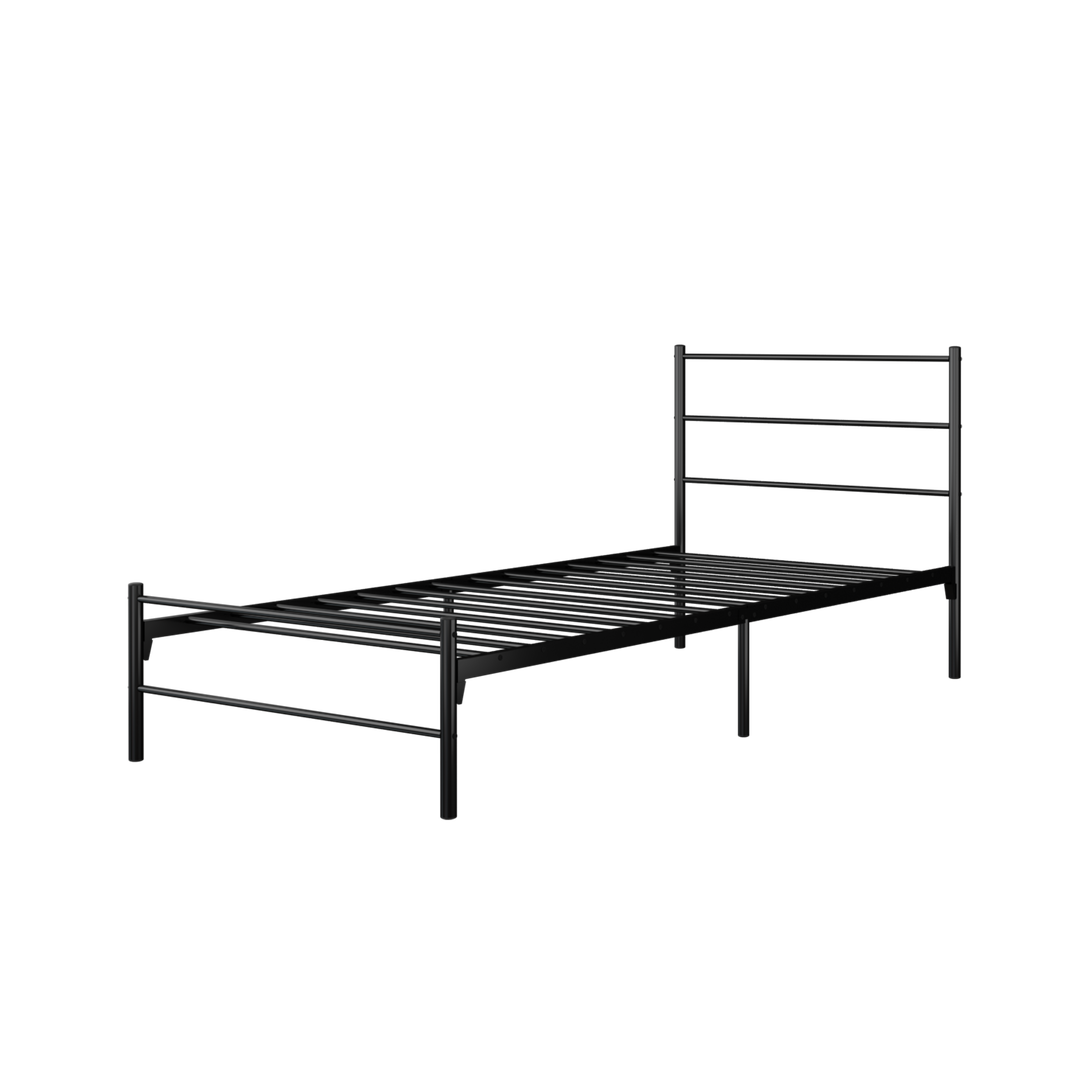 Homez 3V Single Size Powder Coat Metal Bed Frame-FYSB-0015/0011/0005