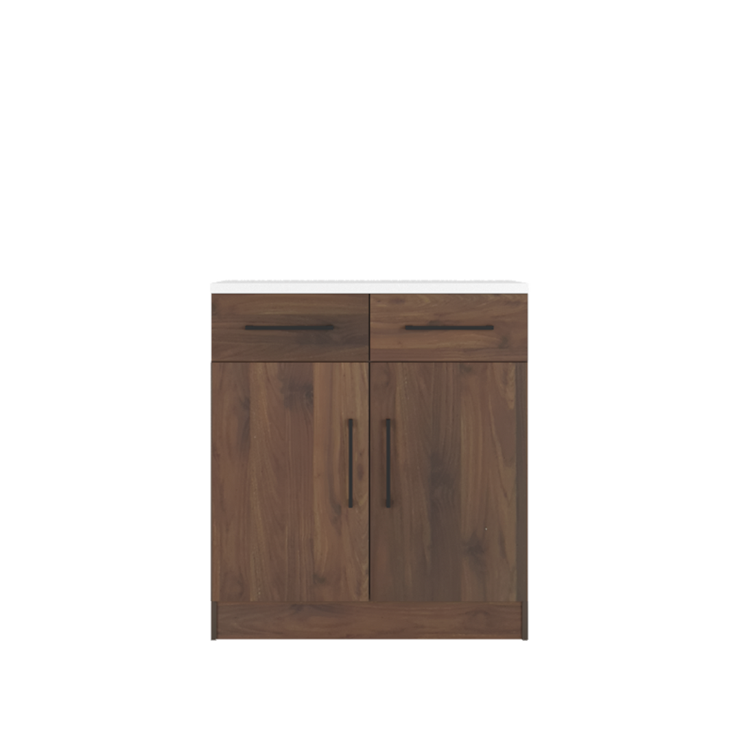 Homez 2.6FT Ventura Series Kitchen Cabinets Base Unit / Kitchen Storage-HMZ-KBC-MFC9080-WN