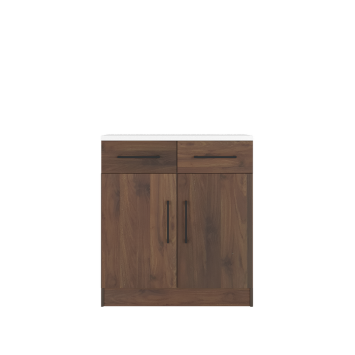 Homez 2.6FT Ventura Series Kitchen Cabinets Base Unit / Kitchen Storage-HMZ-KBC-MFC9080-WN