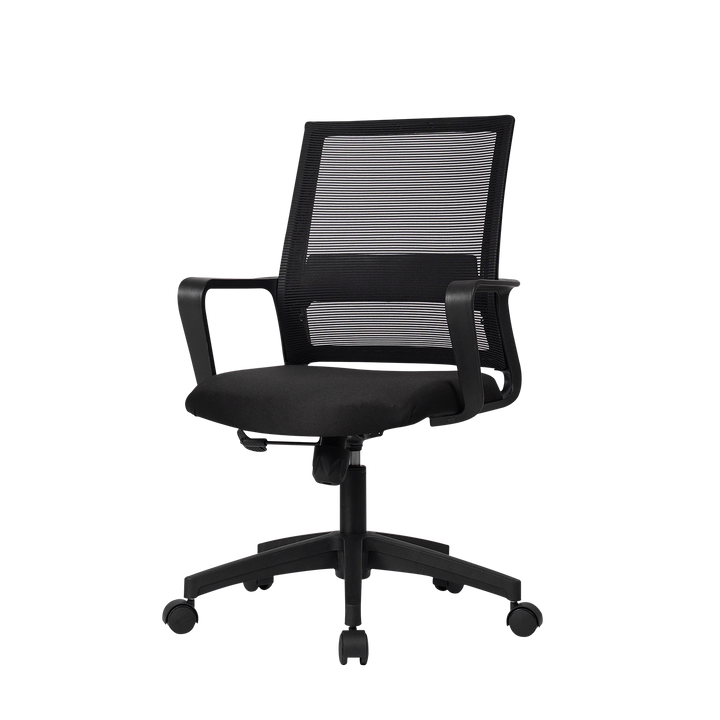 Homez EVA Mesh Office Chair with Ergonomic Design-HMZ-OC-MB-EVA-BK+BK