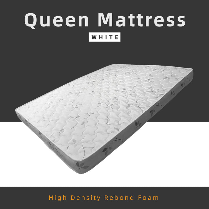 Homez Queen Mattress 5 Inch Student High Density Rebond Foam Mattress - Queen Size Tilam