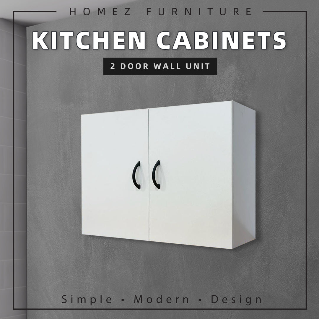 Homez White Series 1/2 Doors Kitchen Cabinets Wall Unit Cabinet