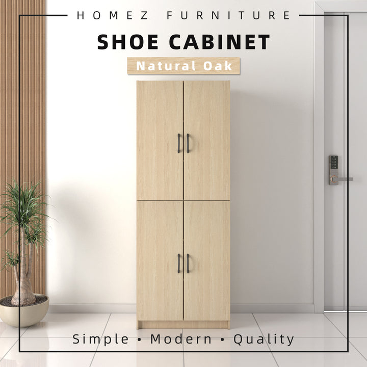 Homez Shoe Cabinet wood multipurpose storage cabinet shoe rack cabinet White/oak/ Brown 3902/3903