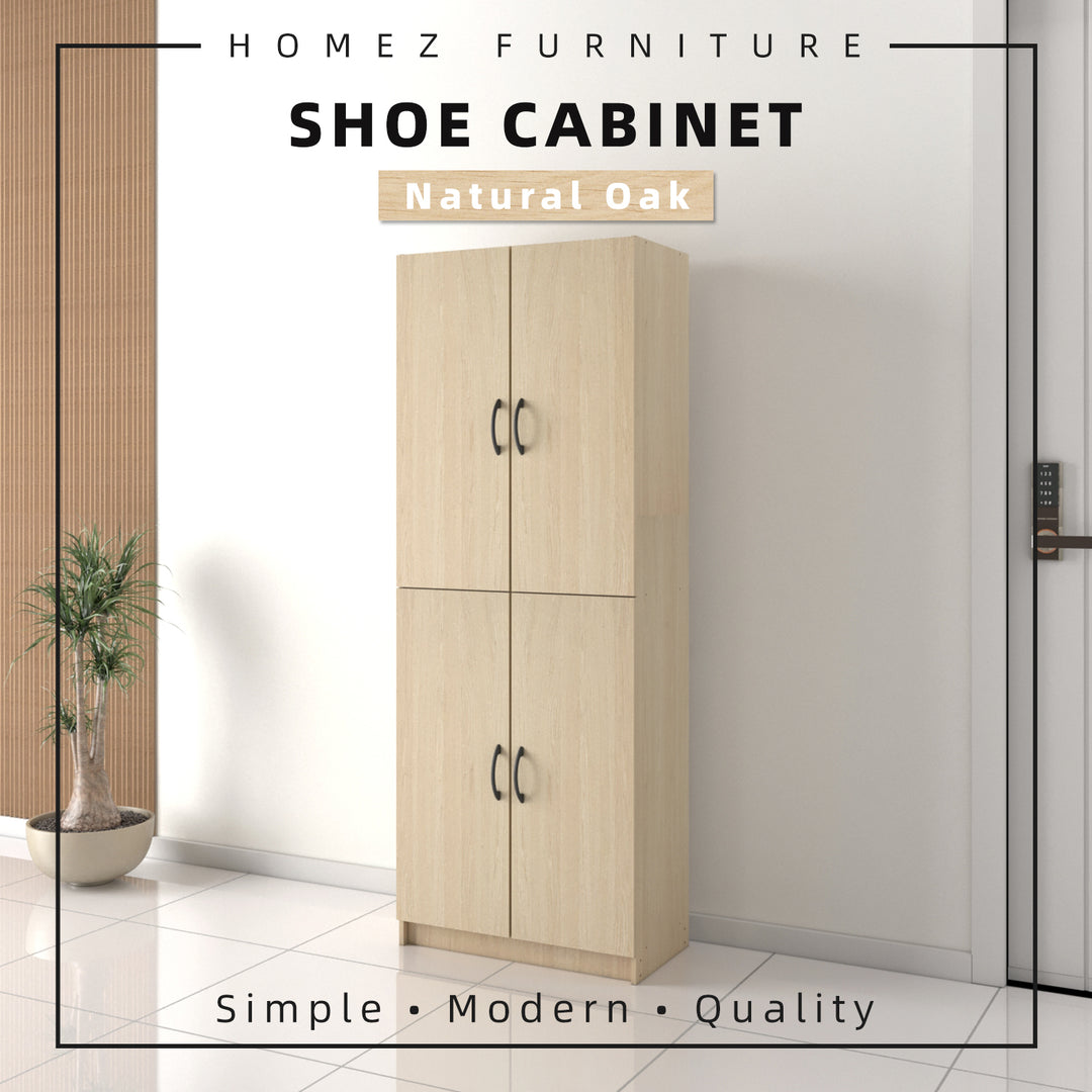 Homez Shoe Cabinet wood multipurpose storage cabinet shoe rack cabinet White/oak/ Brown 3902/3903