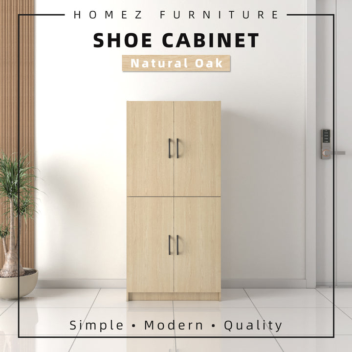 Homez Shoe Cabinet wood multipurpose storage cabinet shoe rack cabinet White/oak/ Brown 3902/3903