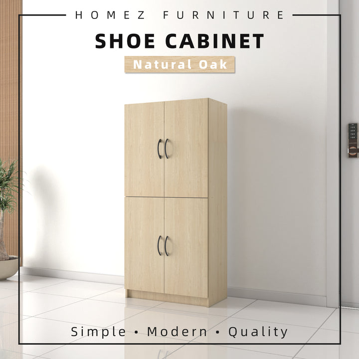 Homez Shoe Cabinet wood multipurpose storage cabinet shoe rack cabinet White/oak/ Brown 3902/3903