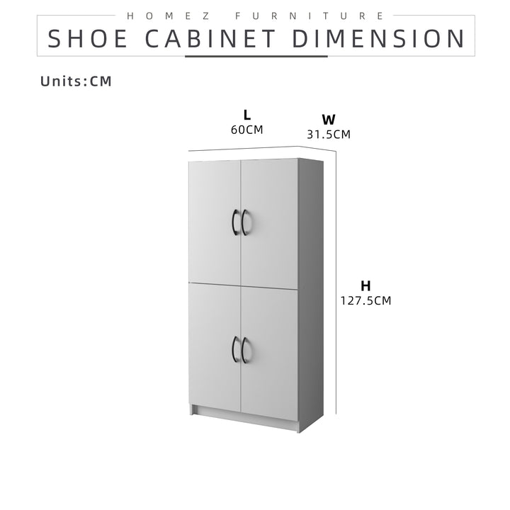 Homez Shoe Cabinet wood multipurpose storage cabinet shoe rack cabinet White/oak/ Brown 3902/3903