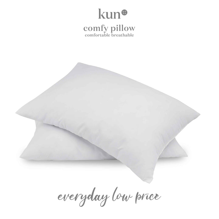 Kun Hotel Premium Comfy Pillow Bantal Soft Fabric with Hollow Fill / Supportive and Washable-PP1727I0800M