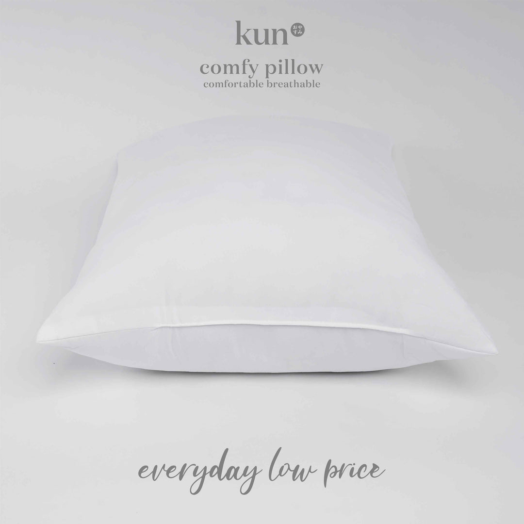 Kun Hotel Premium Comfy Pillow Bantal Soft Fabric with Hollow Fill / Supportive and Washable-PP1727I0800M